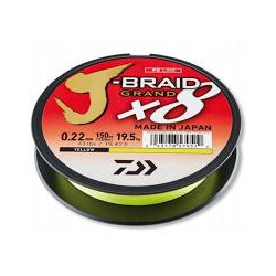 DAIWA J-Braid X8 0.06mm 5kg Chartreuse