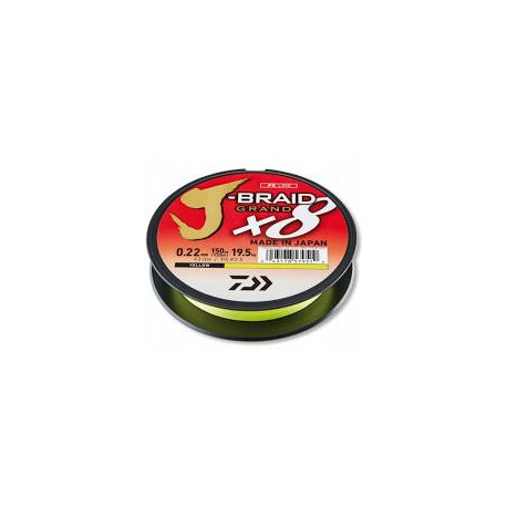 Tresse DAIWA J-Braid X8 0.06mm 5kg Chartreuse