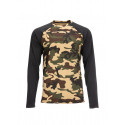 SIMMS Camo Lightweight Baselayer Top CX Woodland Camo Taille XL