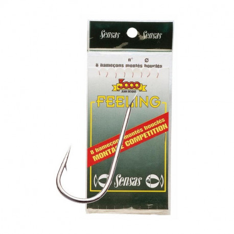 SENSAS Feeling 4590 nickel-plated leader n°14 0.14mm