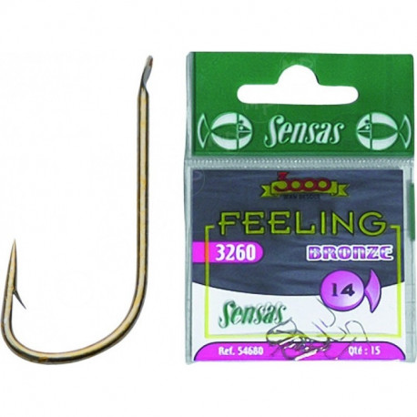 Hooks SENSAS 3260 Bronzé n°16