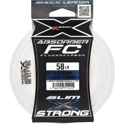 Fluorocarbone YGK (X-BRAID) FC Absorber slim strong 0.81mm 88Lb 30m