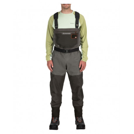 Waders SIMMS Men's G3 Guide Stockingfoot Gunmetal Size L 9-11