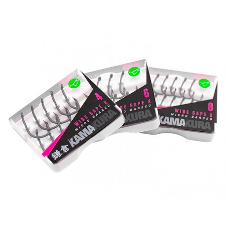 Hameçon KORDA Kamakura Wipe gape X micro barbed - N°6