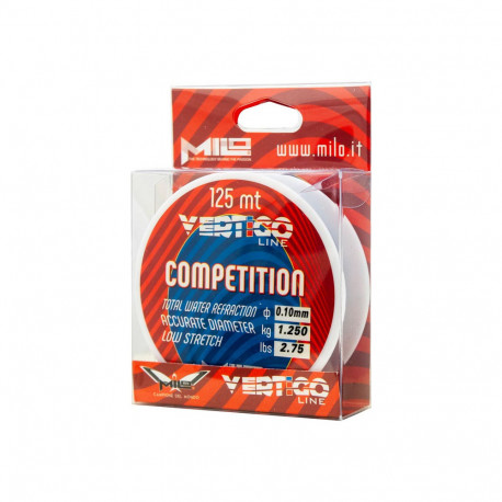 Nylon MILO vertigo competiton 0.14mm- 2.550kg-125mt