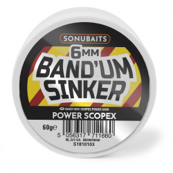 Band'um sinker SONUBAITS power scopex- 6mm - 60Gr