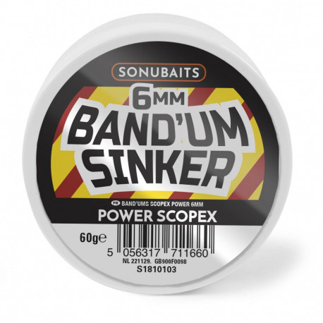 Band'um sinker SONUBAITS power scopex- 6mm - 60Gr