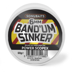 Band'um sinker SONUBAITS power scopex- 10mm - 60Gr