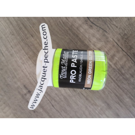 Pâte TROUT MASTER Pro paste neon green / Glitter à l'AIL