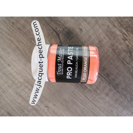 Pâte TROUT MASTER Pro paste Fluo Orange / Glitter à l'AIL