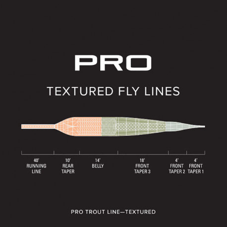 Soie ORVIS Pro Trout Textured WF3F
