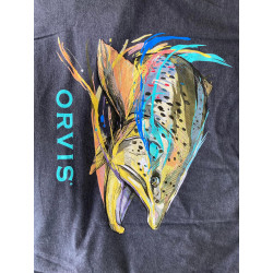 T-Shirt ORVIS Fall Trout Tee Heathergry XL
