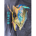 T-Shirt ORVIS Fall Trout Tee Heathergry M