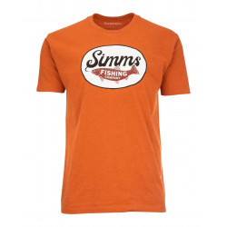 T-Shirt SIMMS Trout Wander Adobe Heather M