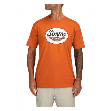 T-Shirt SIMMS Trout Wander Adobe Heather M
