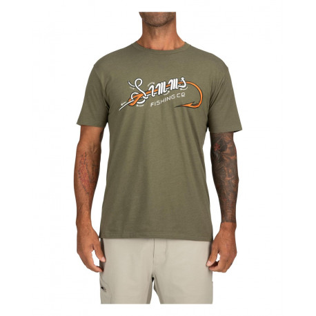 T-Shirt SIMMS Special Knot Military Heather  M