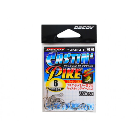 Hameçon DECOY Single 33 casting pike n°4