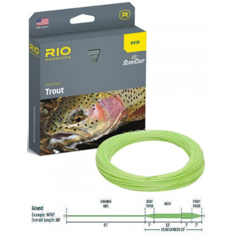 Soie RIO Trout AVID Grand WF8 Flottante