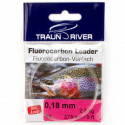 TRAUN RIVER Fluorocarbon leader 2m75 0.18mm 4X 2.8kg