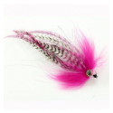 Pike fly Whitlock's Pink Grizzly H3/0 17cm