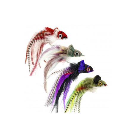 Mouche à brochet Whitlock's Traun River Black/Purple H3/0 14cm