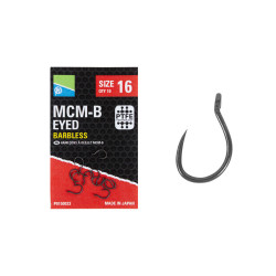 PRESTON MCM-B eye hooks without barbs - N°16