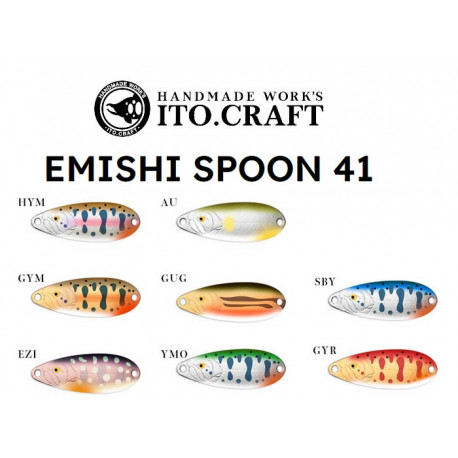 Leurre ITO CRAFT Emishi  SPOON 3gr GYR
