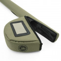 Tube de Voyage VISION avec protection moulinet 95cm Olive