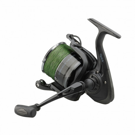 Moulinet De Pêche DAM Quick 2 FD - Engrenage Fixe - 5+1 Roulements - Bobine Anodisée