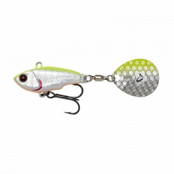 Leurre SAVAGE GEAR Fat tail spin 5.5cm Lemon back flash