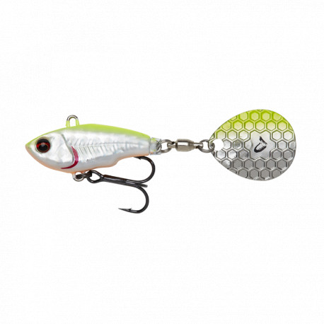 SAVAGE GEAR Fat tail spin 5.5cm Lemon back flash