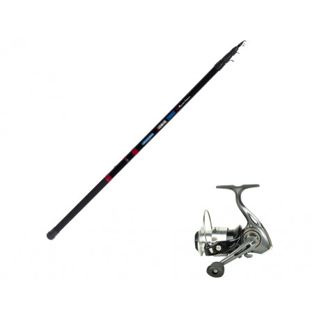 GARBOLINO zombie max telereglable set 3m80 srike trout reel