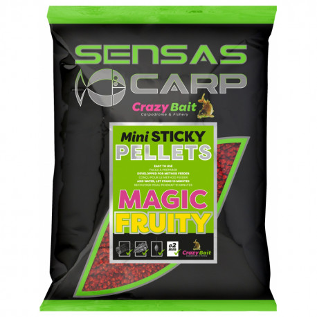 Mini Sticky Pellets SENSAS magic fruity 700gr