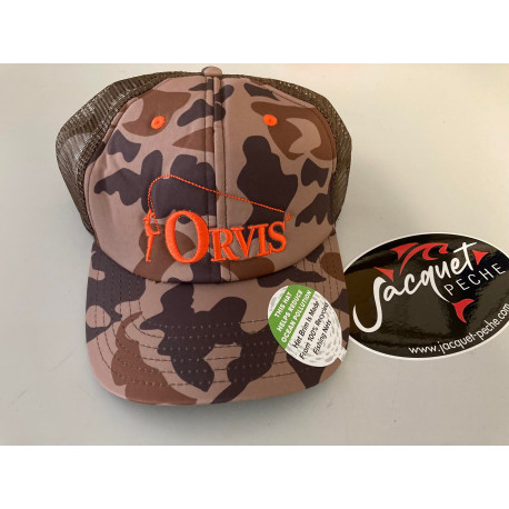 Casquette ORVIS Camo Bent Rod Trucker