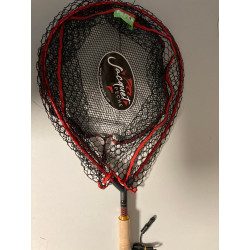 Epuisette PAFEX Flynet manche carbone/liège + tête 50cm filet Anti acc