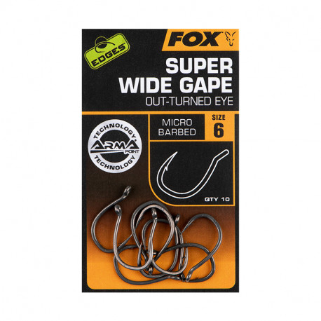 Hameçon FOX Armapoint super wide out-turned eye- 4