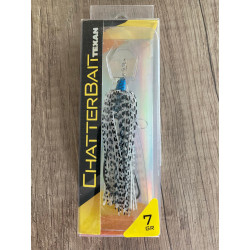 Leurre JIG POWER Chatter bait 7gr Noir/Blanc