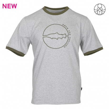 T-SHIRT Save VISION Grey Olive Size S