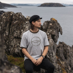 T-SHIRT Save VISION Grey Olive Taille M 2