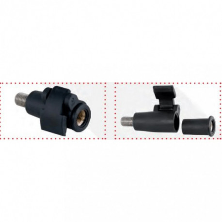 MILO quick-release adapter for landing nets