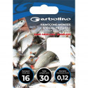 GARBOLINO barbless leader 0.12mm n°16- 30cm
