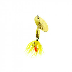 Cuiller PANTHER MARTIN n°4 Deluxe Fly Gold/Yellow