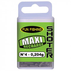 Maxi recharge de plomb FUN FISHING Shoter N°4 - 0.204gr