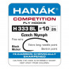 Hooks HANAK 333BL Czech Nymph Taille 16