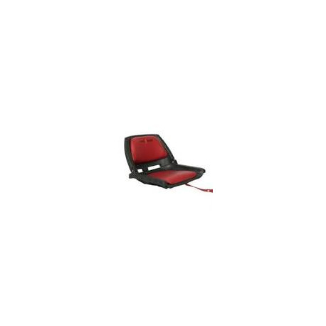 Siege AMIAUD Barque pliant pvc Rouge/Noir