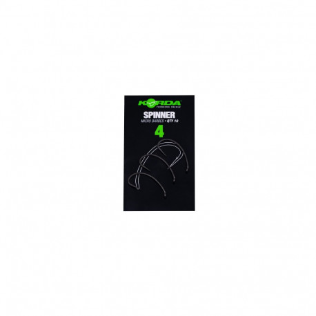 Hameçons KORDA spinner barbless n°6