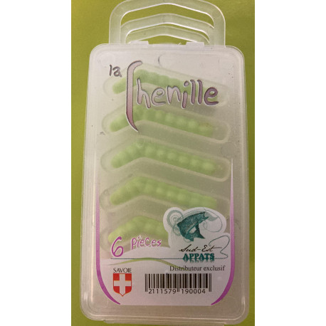 Caterpillars SUD EST APPÂTS Yellow (6 pieces)