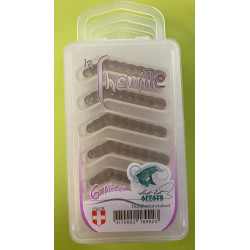 Chenilles SUD EST APPÂTS Brun Transparent (6 pièces)