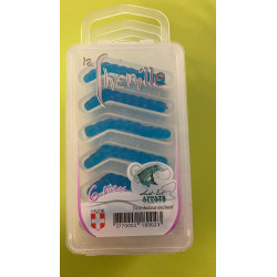 Chenilles SUD EST APPÂTS Bleu (6 pièces)