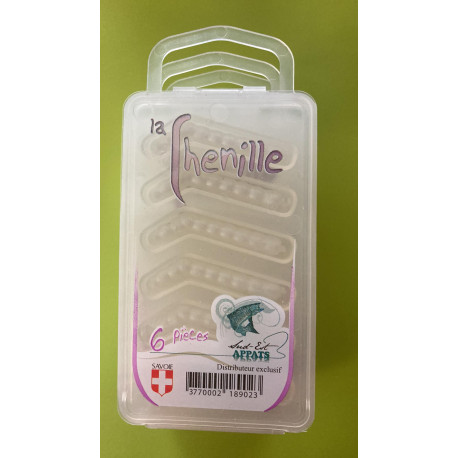Chenilles SUD EST APPÂTS Perle (6 pièces)